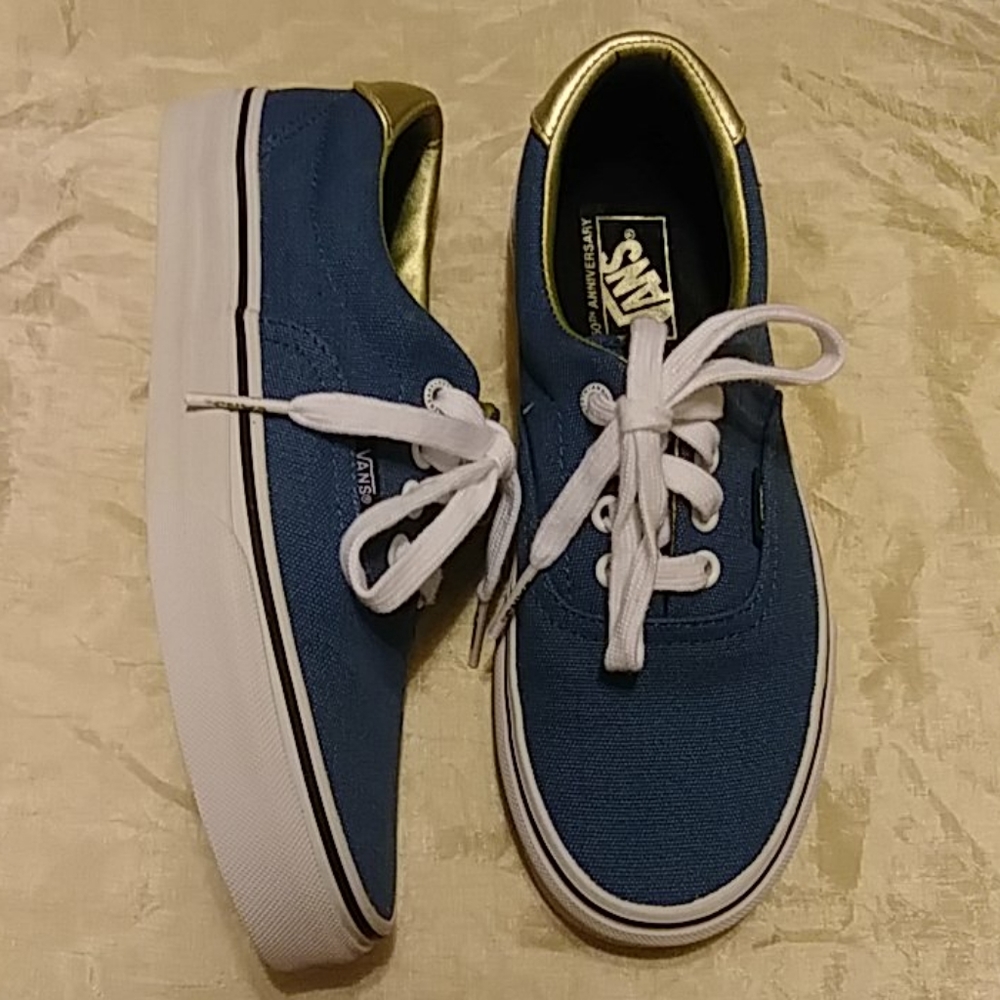 Vans 50th Collection Era 59 Blue Gold